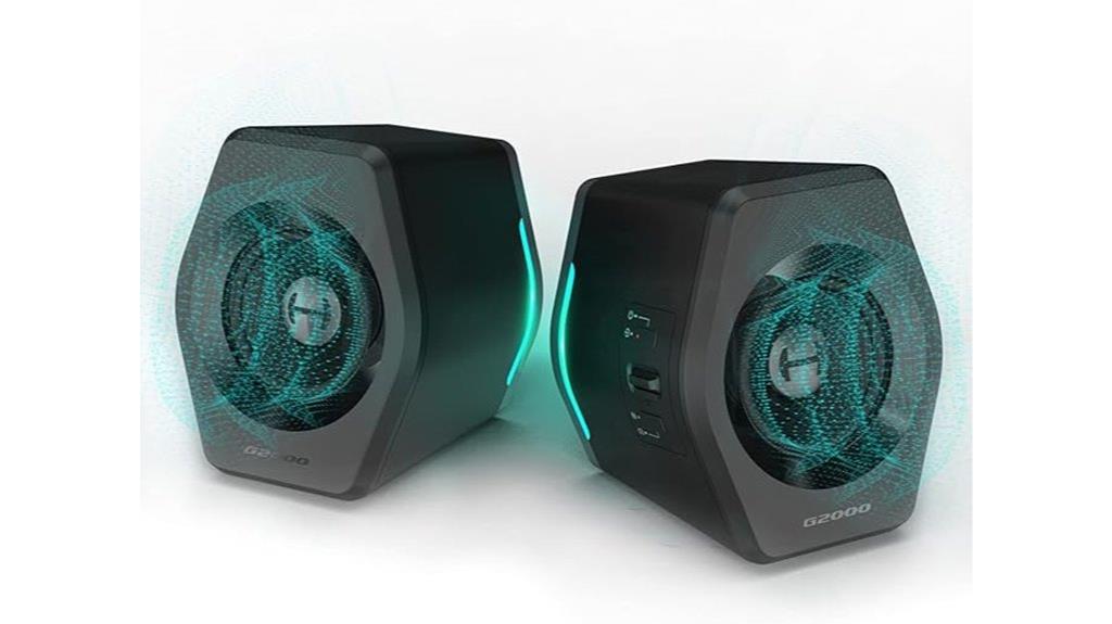 high power gaming speakers