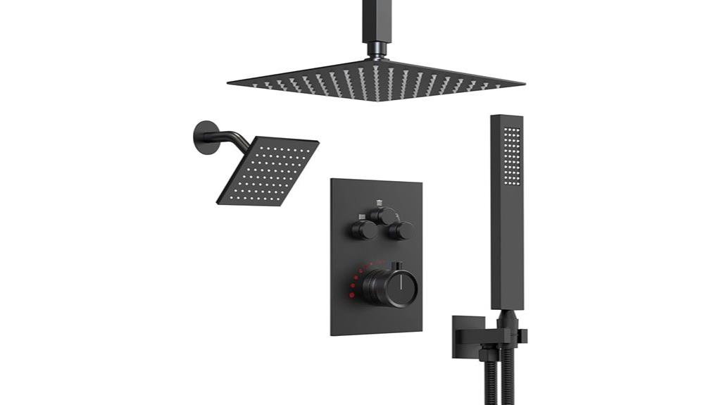 high pressure ceiling shower