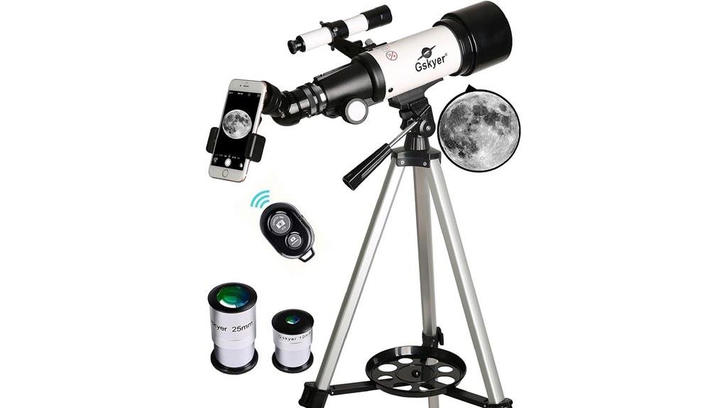 high quality 70mm refractor telescope