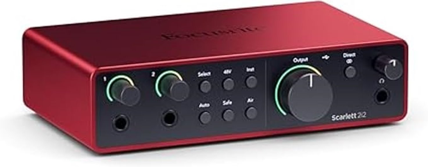 high quality usb audio interface