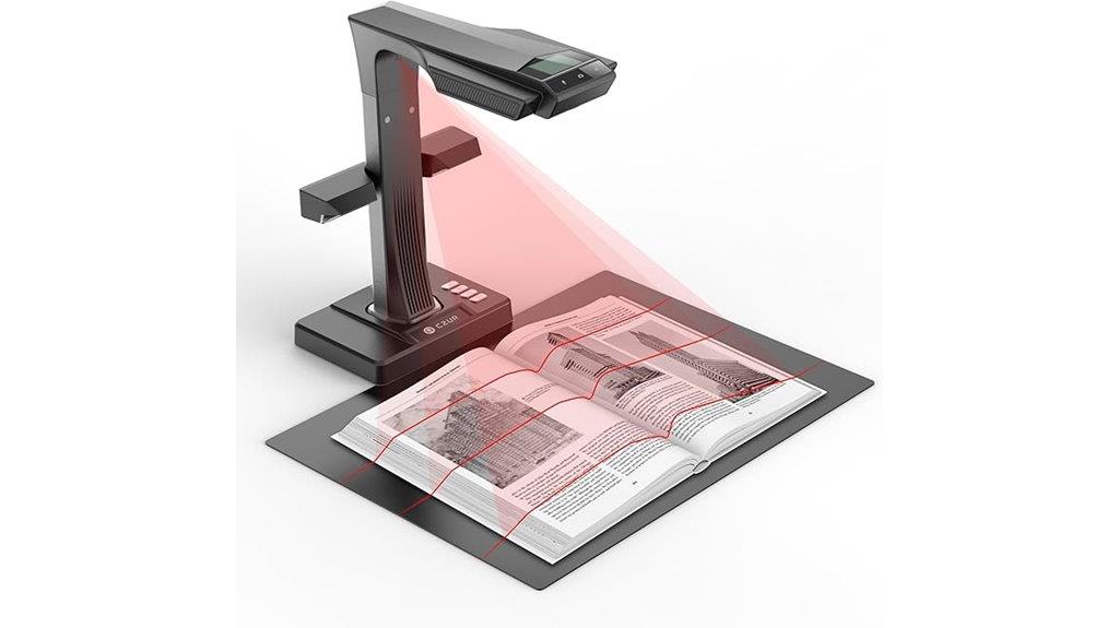 high resolution auto flat scanner