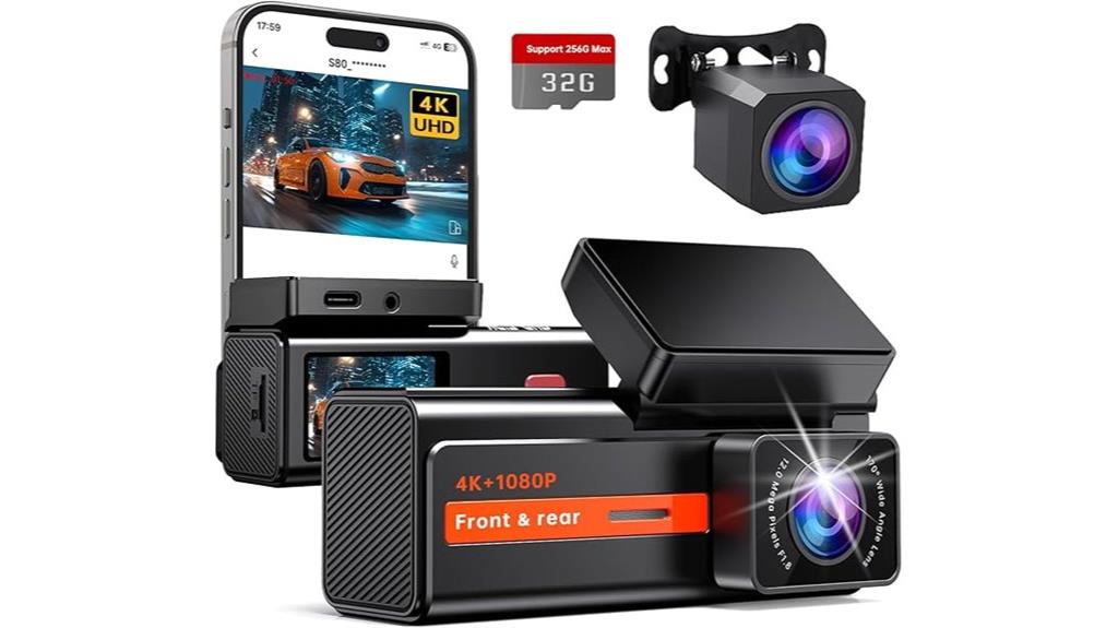 high resolution dual dash camera