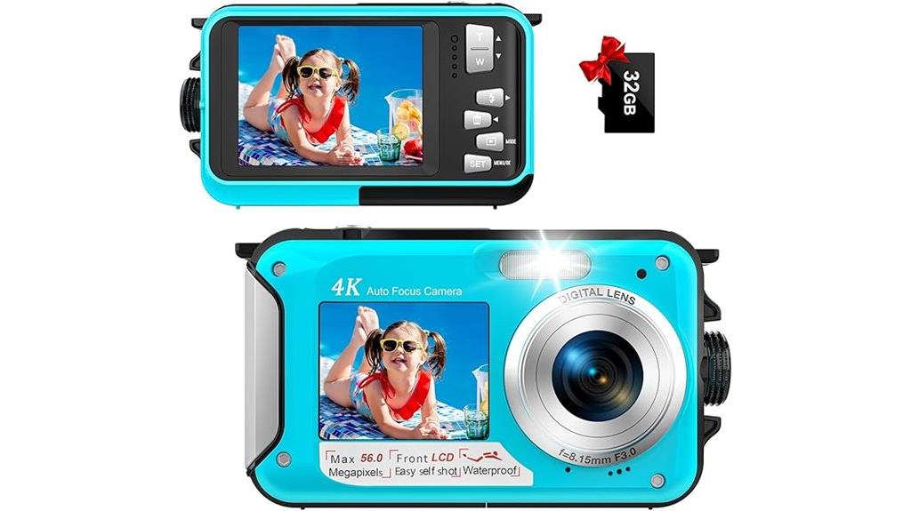 high resolution waterproof underwater camera