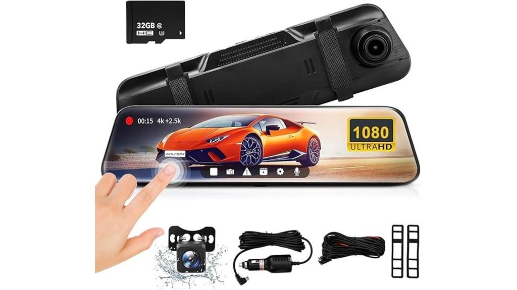 high resolution wide angle mirror