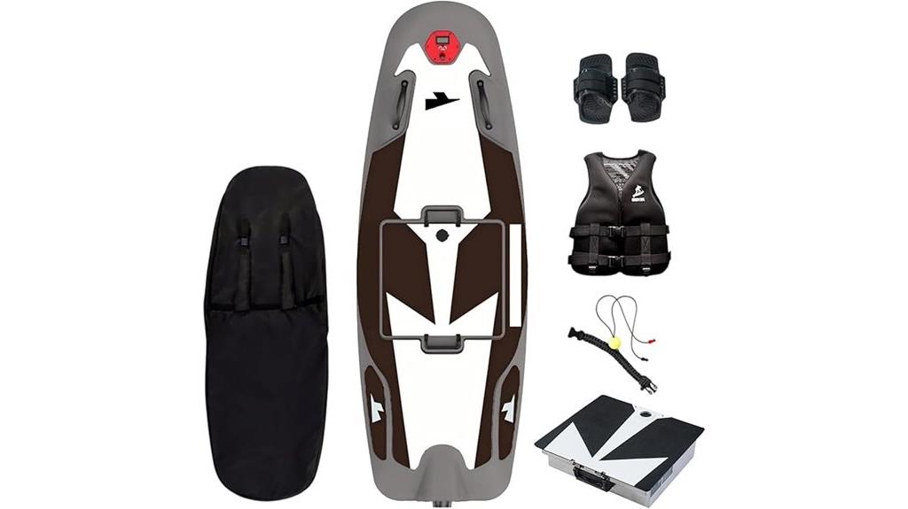 high speed electric hydrofoil surfboard