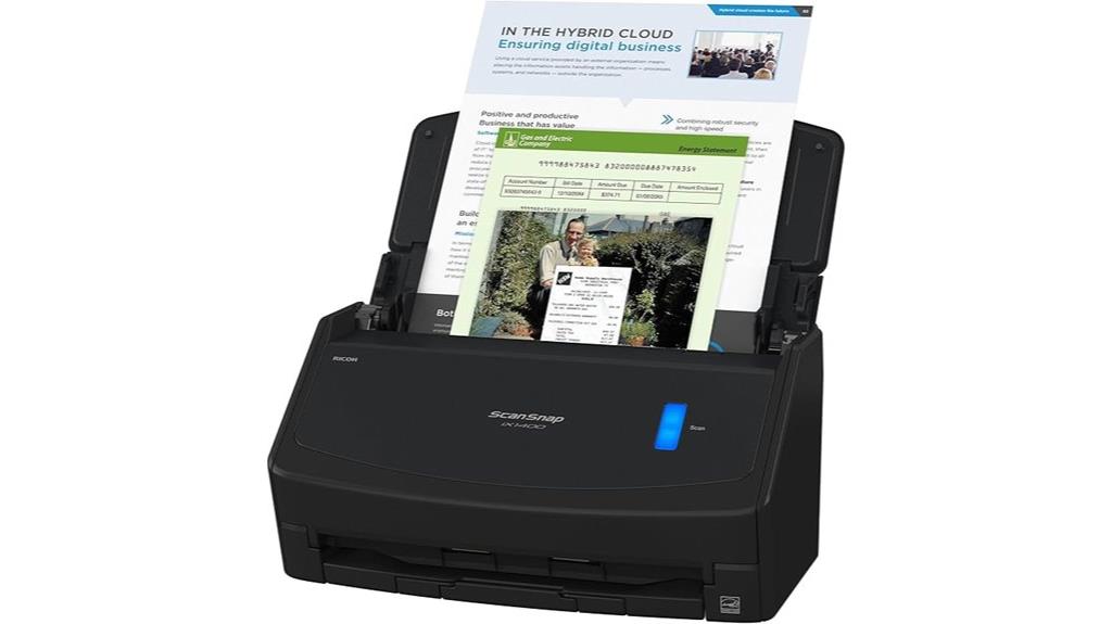 high speed scanner with feeder