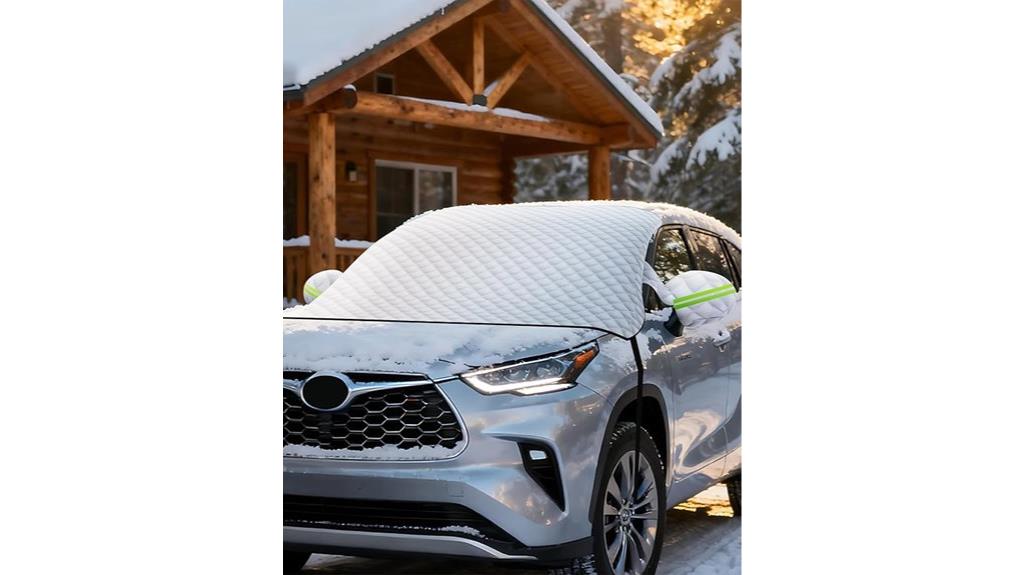 ice and snow windshield cover