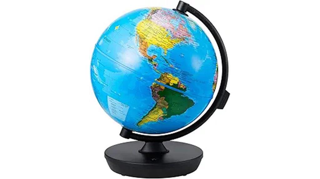 illuminated smart globe with ar