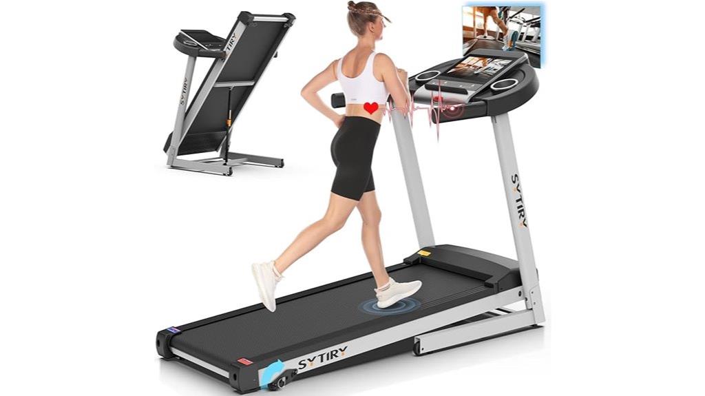 incline treadmill with tv