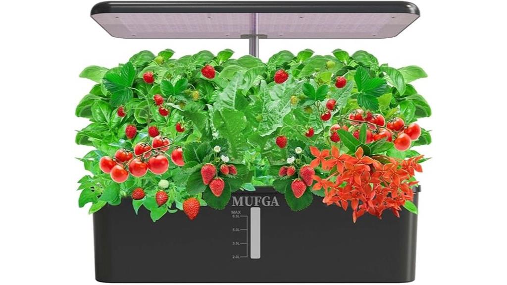 indoor herb hydroponic system
