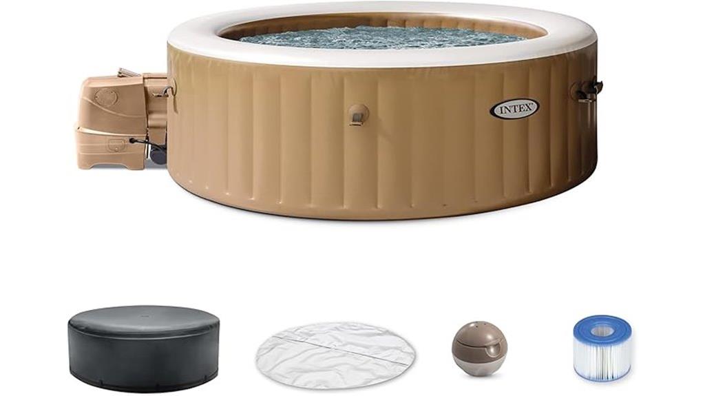inflatable 6 person hot tub