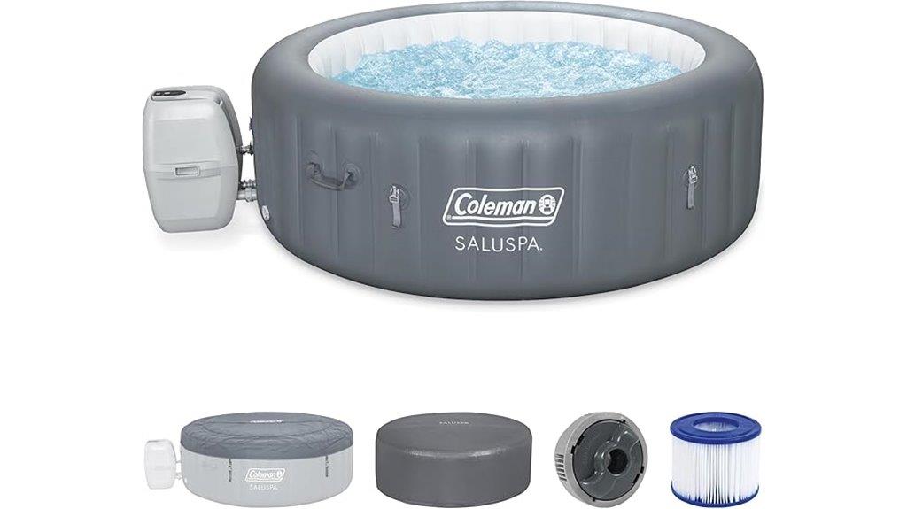 inflatable hot tub for six