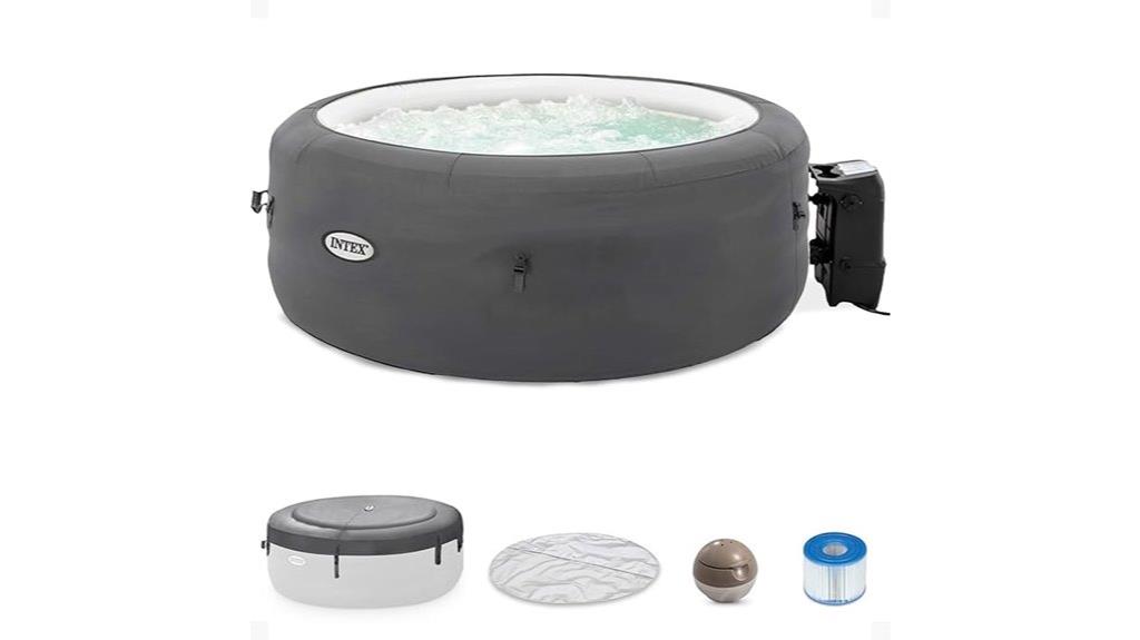 inflatable hot tub massage