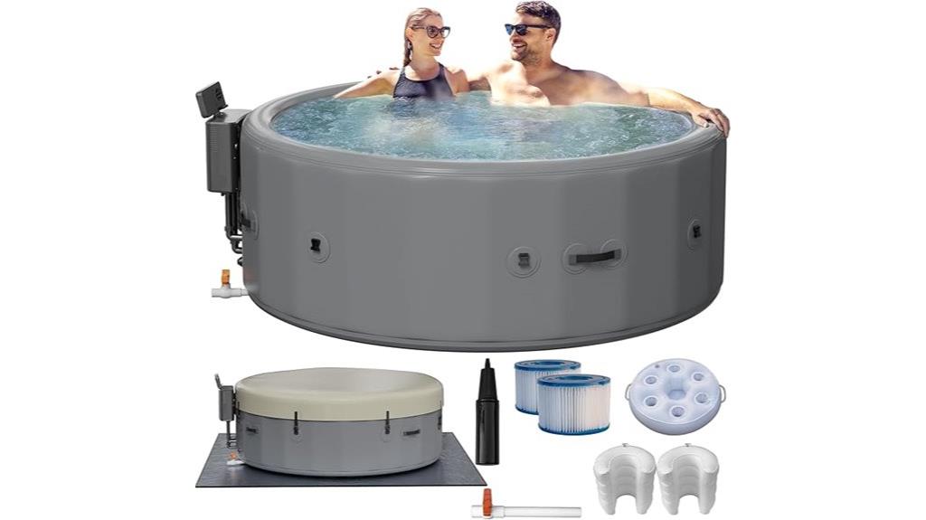 inflatable hot tub