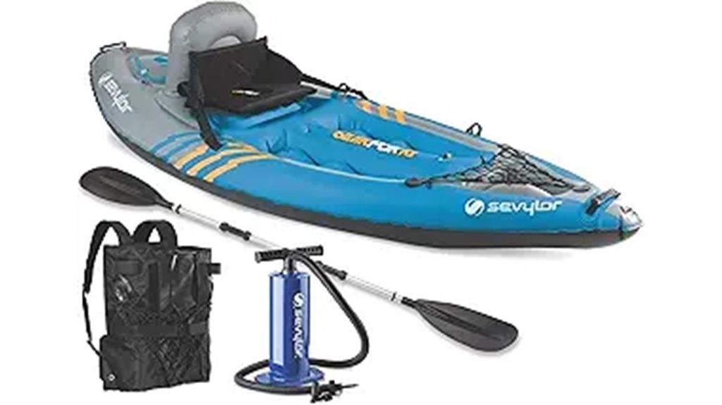 inflatable one person kayak