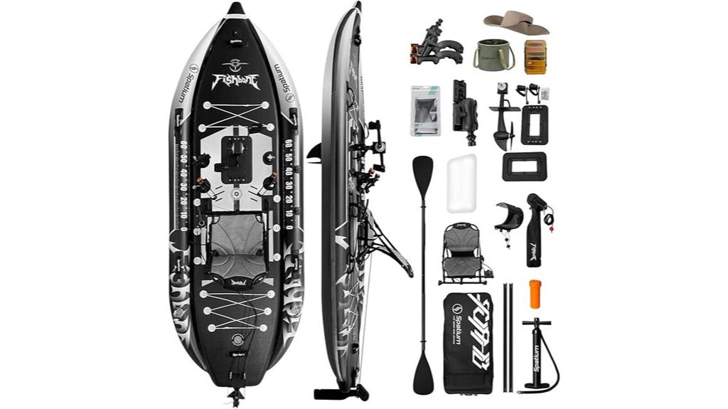 inflatable pedal kayak boat