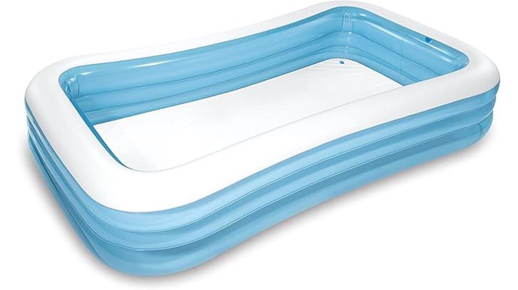 inflatable pool with capacity