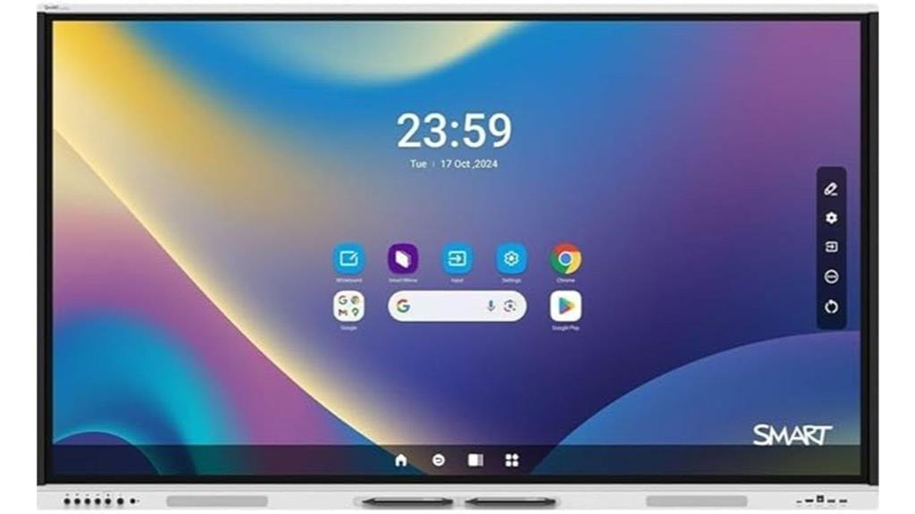 interactive display with embedded os