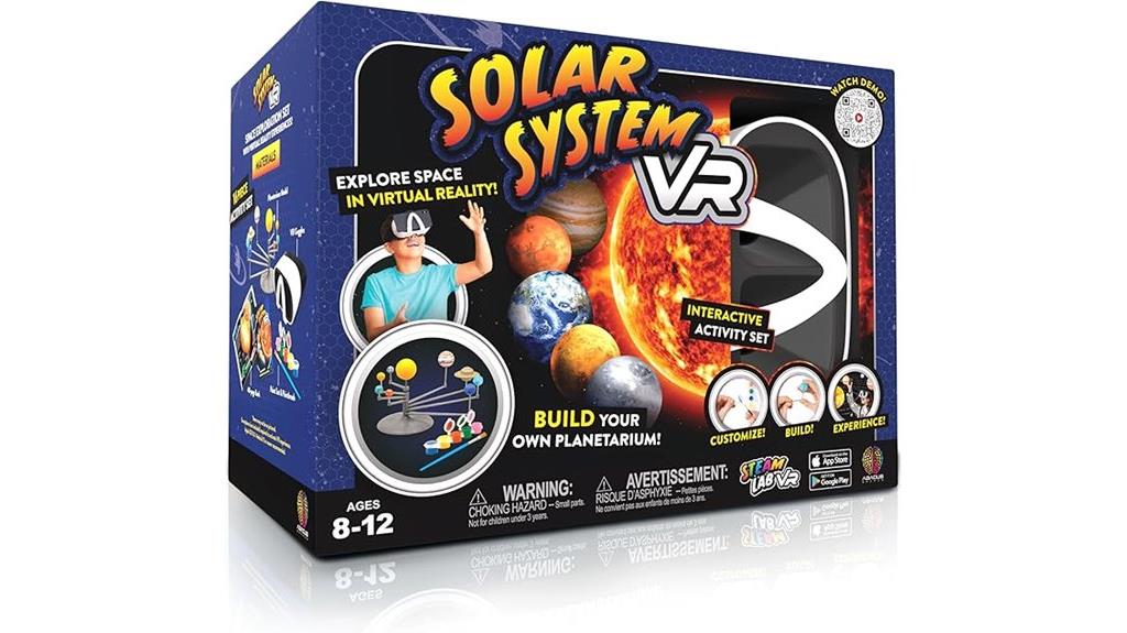 interactive solar system vr