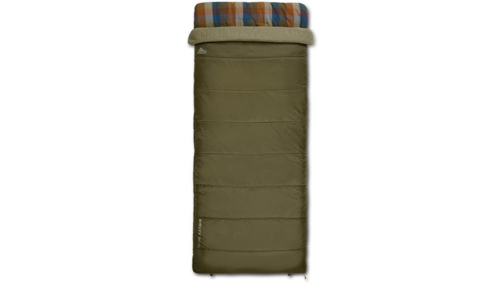 kelty flannel sleeping bag