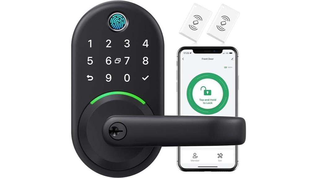 keypad smart door lock