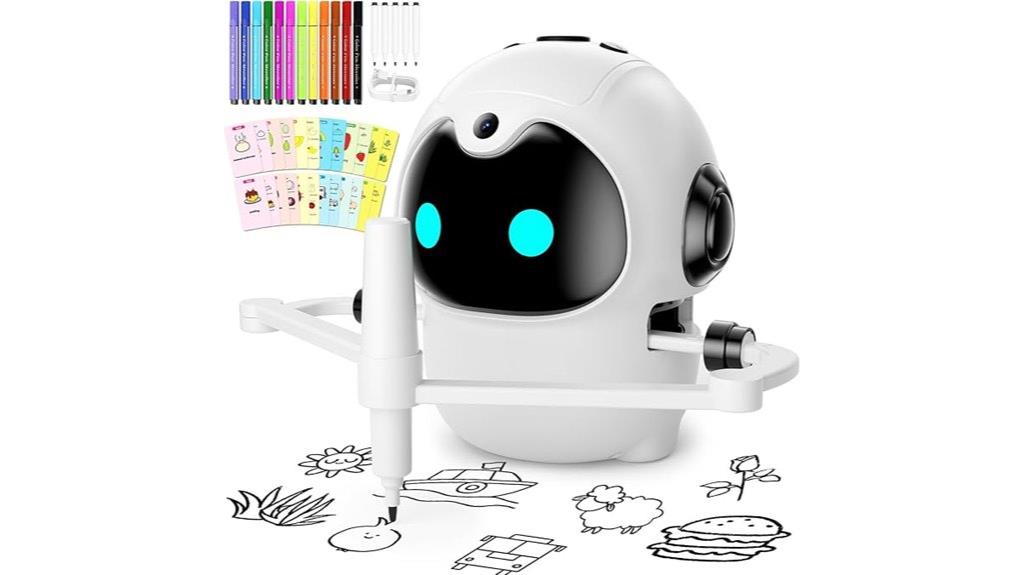 kids drawing robot