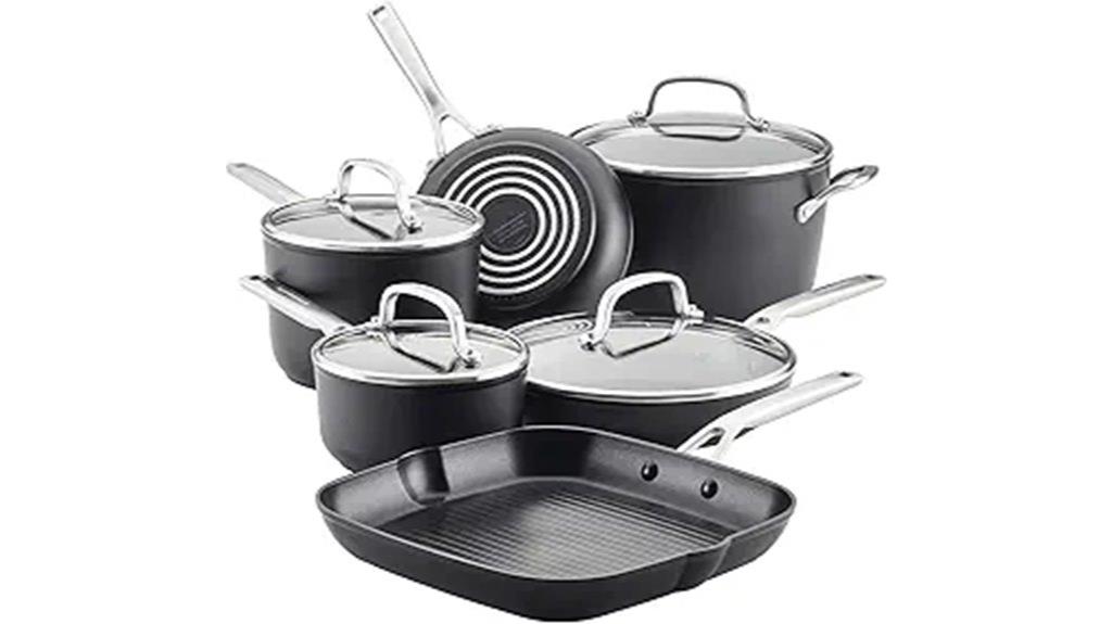 kitchenaid 10 piece cookware set