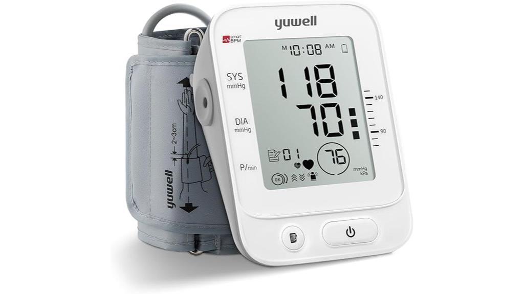 large arm cuff monitor