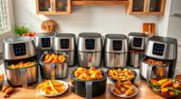large family air fryers