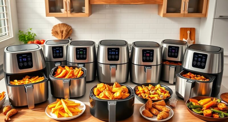 large family air fryers