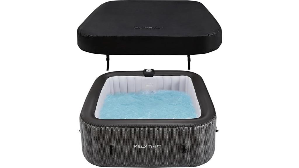 large inflatable hot tub