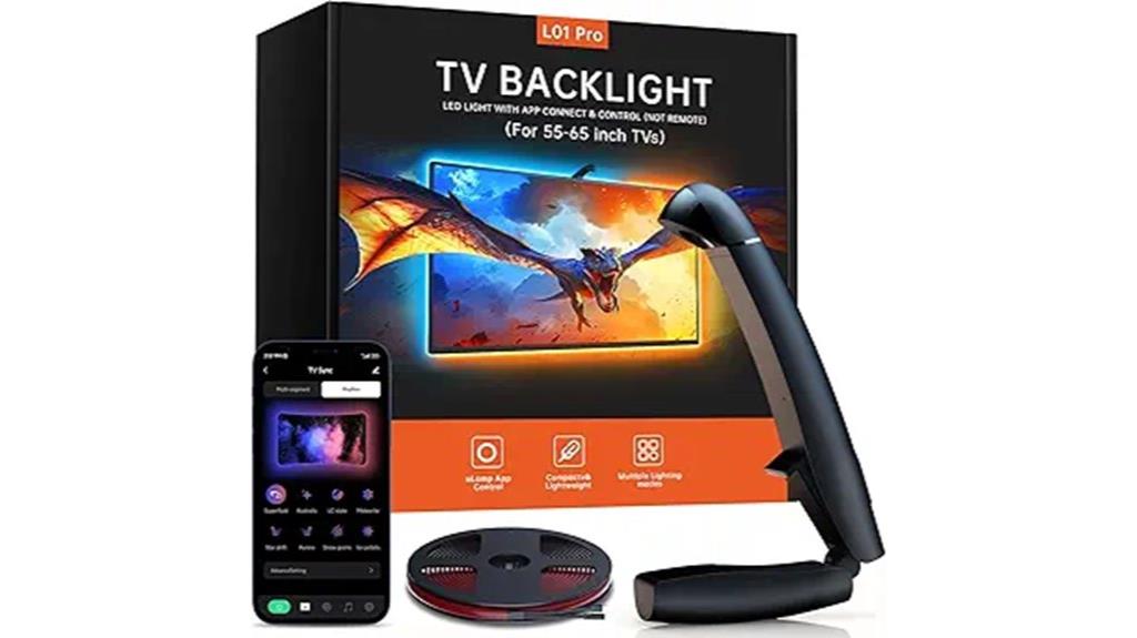 led backlight with sensor