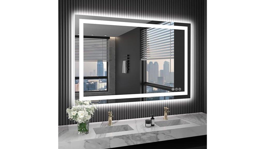 led bathroom mirror