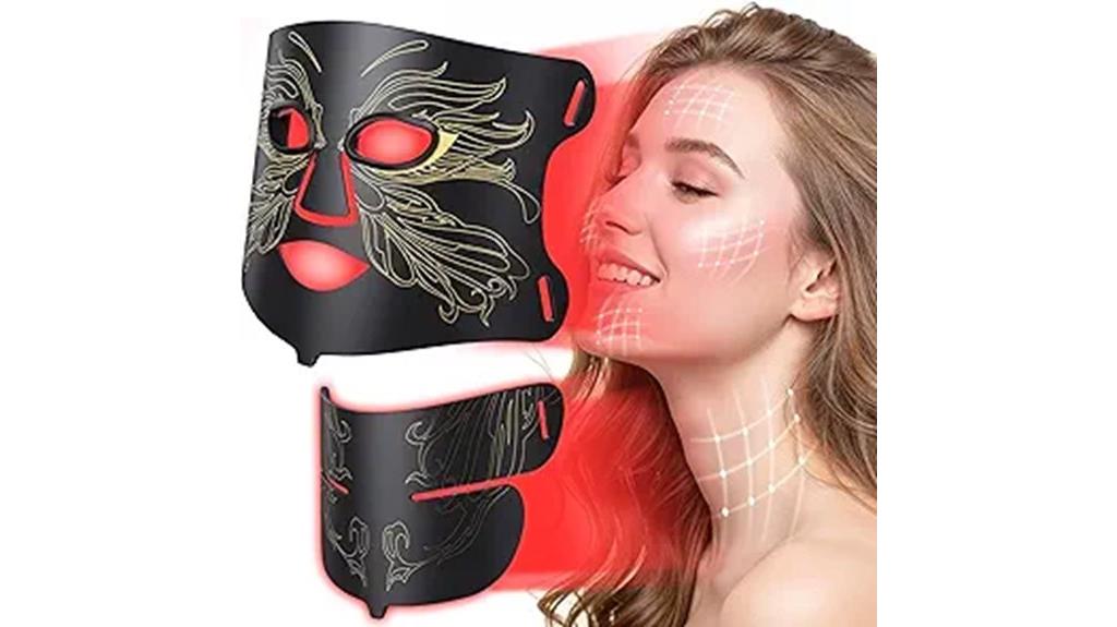 led face and neck mask