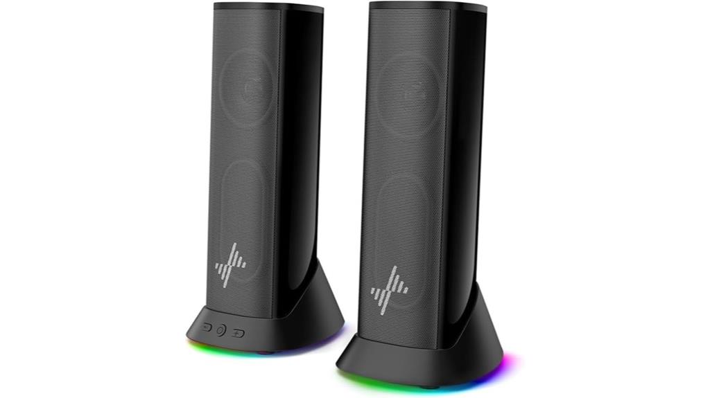 led lit bass speakers