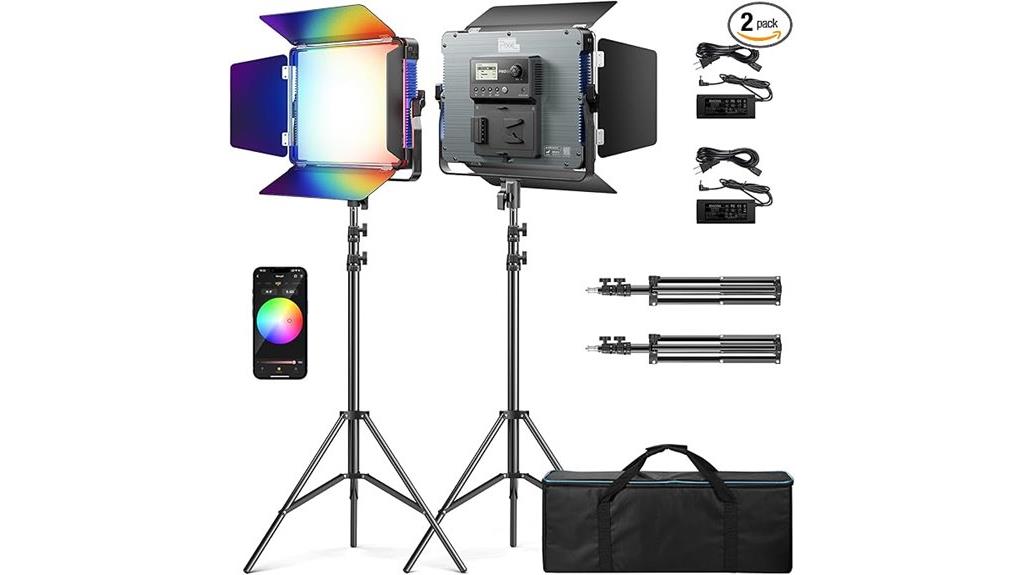 led video light with app