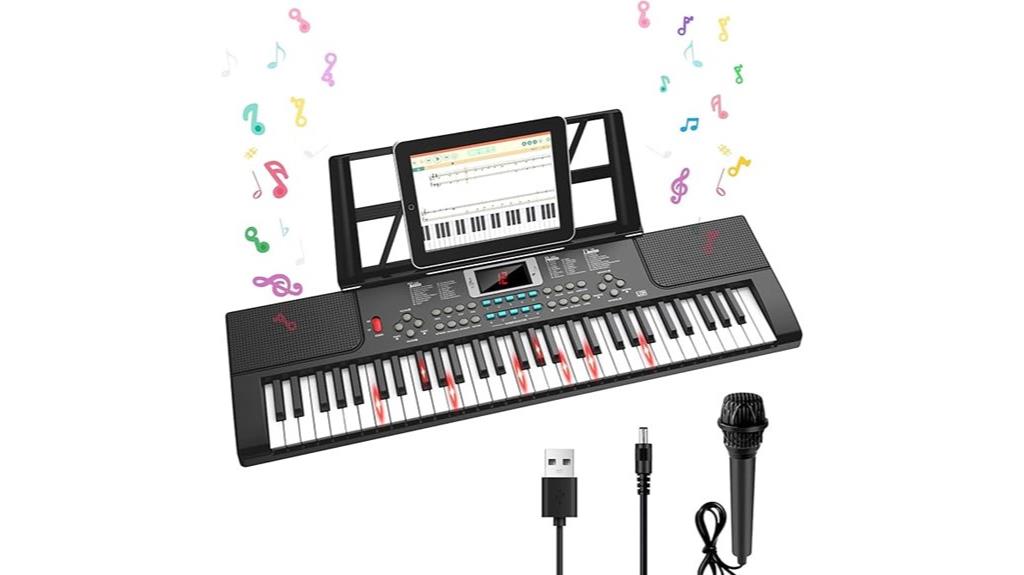 light up kids piano keyboard