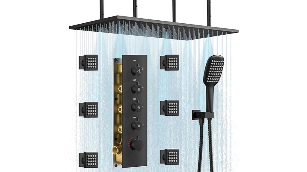 luxury 32 shower system