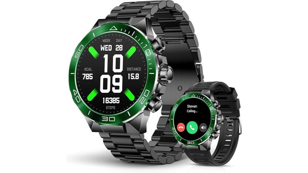 luxury amoled bluetooth watch