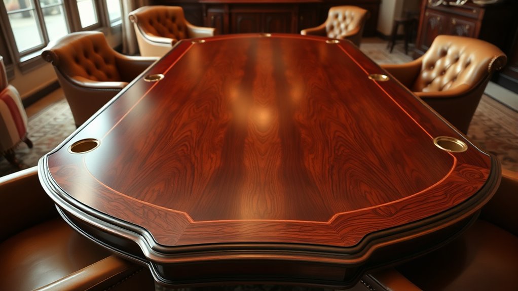 luxury game table features