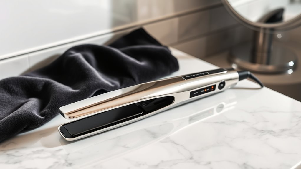 luxury hair straightener features