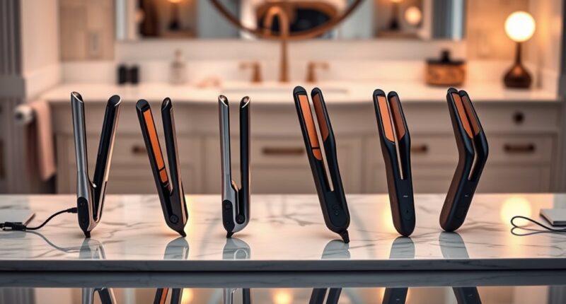 luxury hair straightener picks