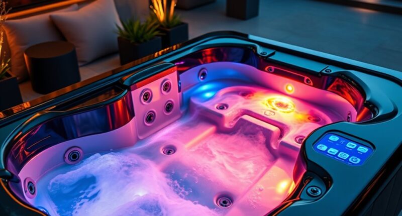 luxury tech hot tubs