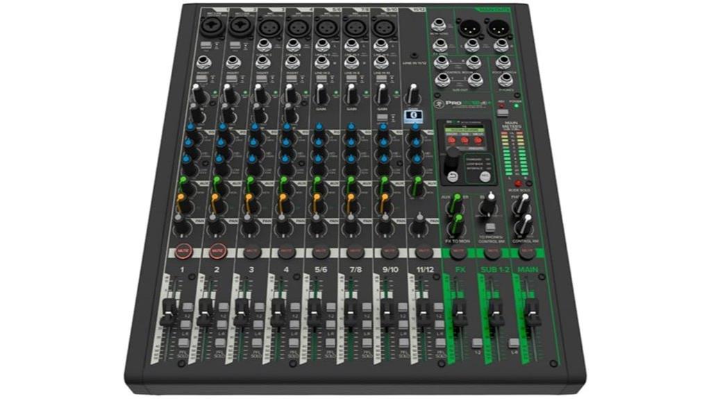 mackie 12 channel mixer