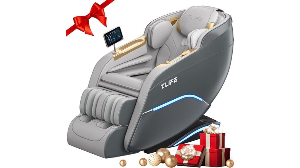 massage chair with body scan