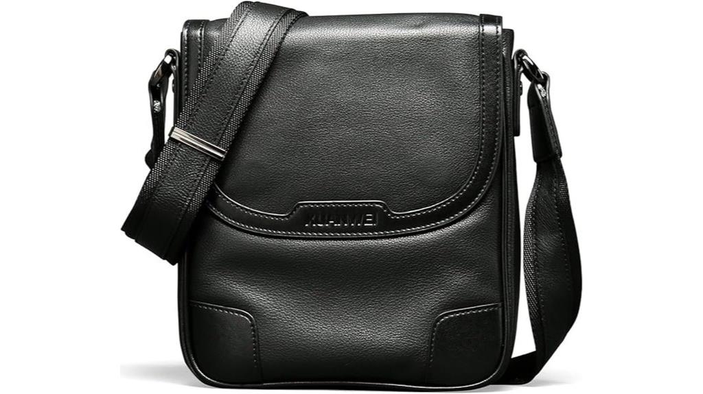 men s full grain cowhide messenger