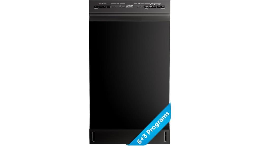 midea dishwasher with multiple settings