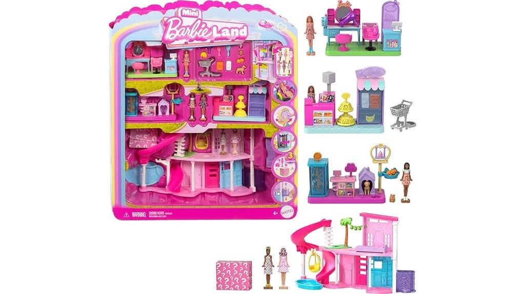 mini barbie land playset