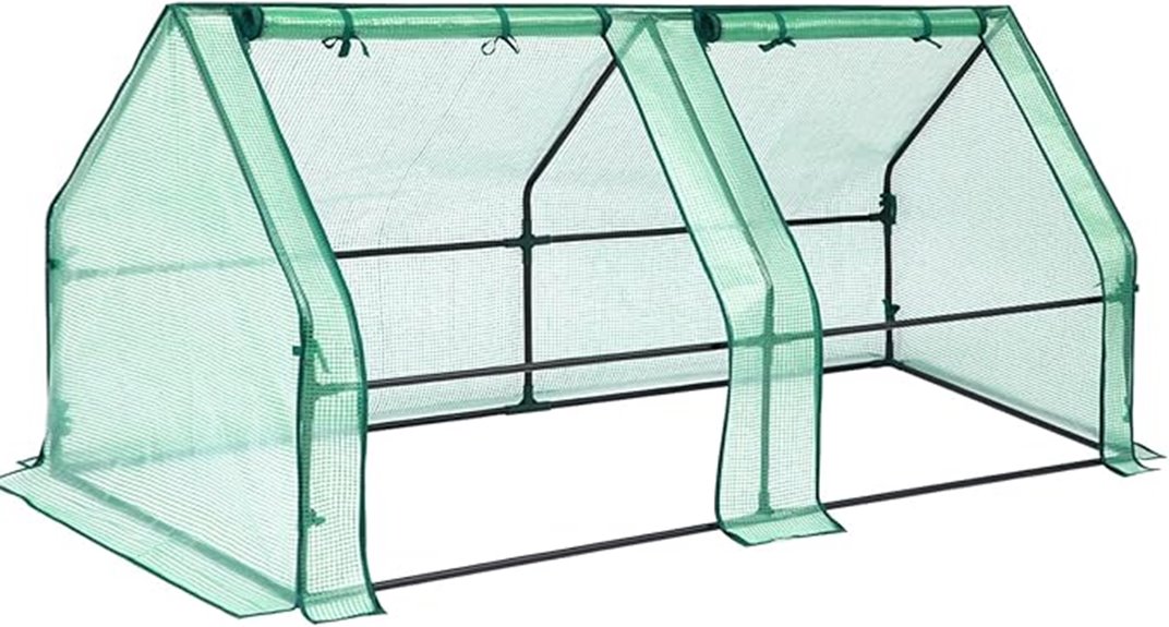 mini greenhouse with zipper