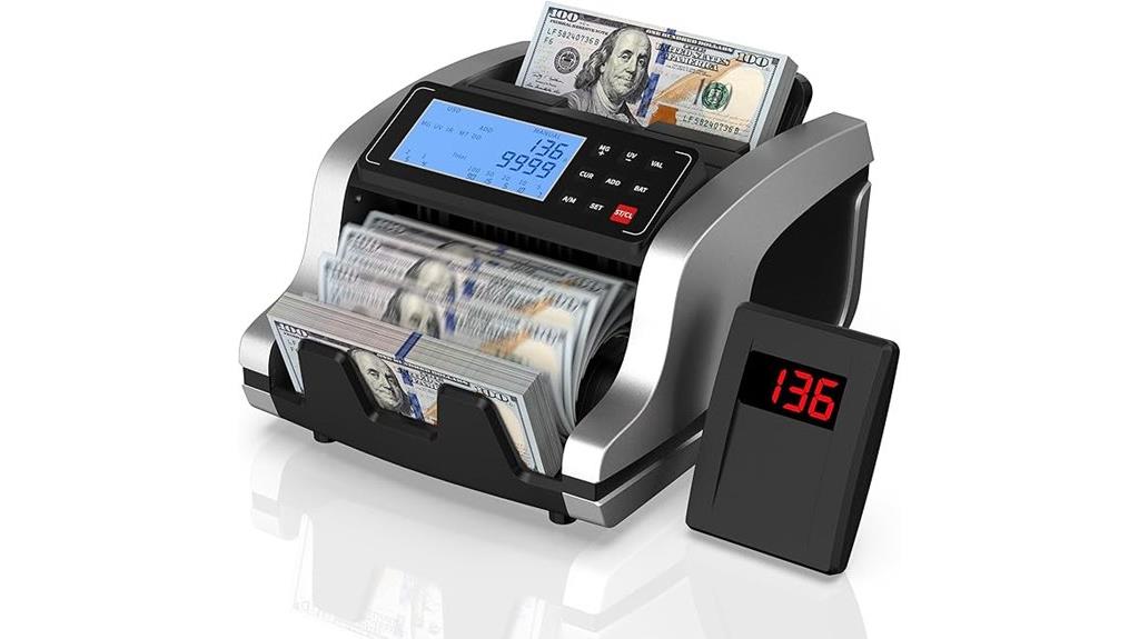 money counting and counterfeit detection